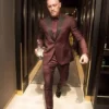 Shop Conor McGregor Burgundy Suit For Men and Women
