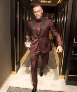 Shop Conor McGregor Burgundy Suit For Men and Women