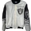 Shop Men and Women Raiders Chalk Line Jacket