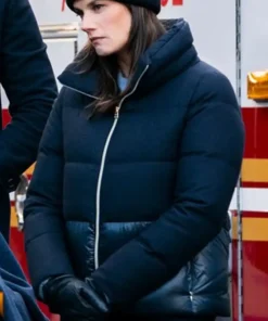 Shop Missy Peregrym TV-Series FBI Black Puffer Jacket For Men And Women