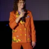 Order Music Video HELL 2023 Chris Fleming Orange Printed Floral Suiting Suit