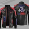 Shop NFL Bridie Von New York Giants Leather Jacket For Men And Women