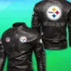 Shop NFL Pittsburgh Steelers Leather Jacket For Men And Women