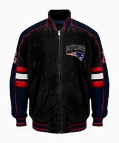 Shop NFL Team Hannah Cassin New England Patriots Suede Leather Jacket For Men And Women