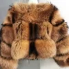 Shop Now Angel Brown Short Mink Fluffy Short Mink Fur Coat For Sale