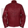 Smallville Logo TV Series Superman Clark Kent Real Leather Jacket