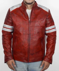 Tyler Durden-Fight Club Real Leather Jacket - Unisex