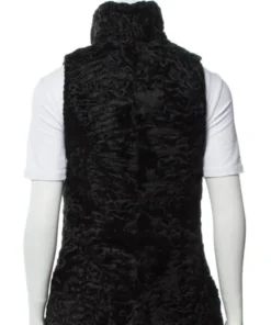 Shop Real Persian Astrakhan Lamb Women Waistcoat Vest