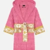 Shop Versace Barocco Robe For Men And Women