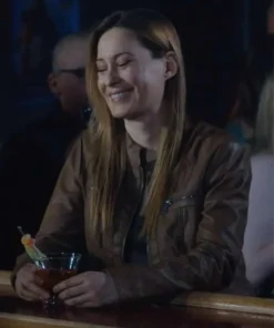 Shoresy S02 Camille Sullivan Leather Jacket