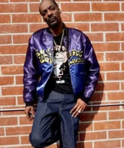 Singer Snoop Dogg Gin and Juice Bomber Jacket