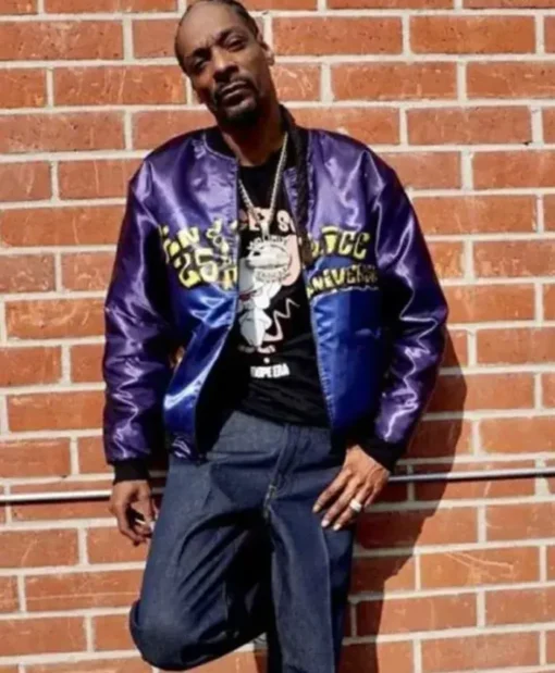 Singer Snoop Dogg Gin and Juice Bomber Jacket
