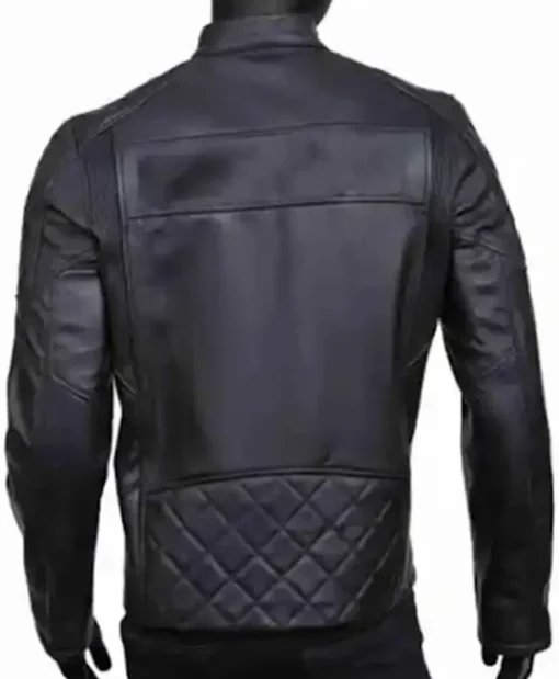 Slim Fit Black Leather Jacket Sale