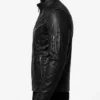 Slim Fit Black Men Biker Jacket