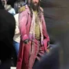 Slumberland Jason Momoa Long Pink Coat