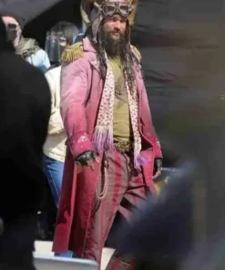 Slumberland Jason Momoa Long Pink Coat