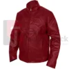 Superman Smallville Leather Maroon Jacket