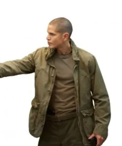 Snitch Benicio Green Cotton Field Jacket
