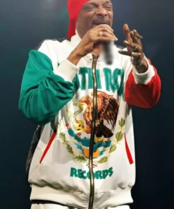 Snoop Dogg Peso Pluma Exodo Tour White Tracksuit