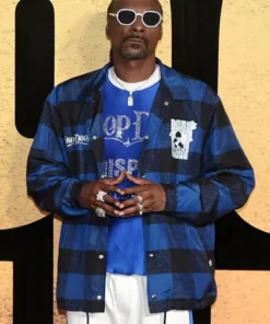 Snoop Dogg Plaid Checked Jacket