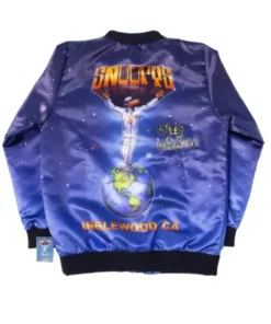 Snoop Dogg Snoopy’s Inglewood CA Purple Satin Jacket