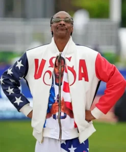 Snoop Dogg U.S Olympic 2024 Bomber Jacket