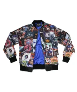 Snoop Dogg’s Doggy Bomb 90s Dr. Dre’s Varsity Bomber Satin Jacket