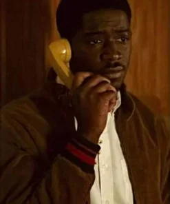 Snowfall S06 Franklin Saint Bomber Brown Jacket