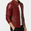Soft Autumn Leather Jacket Mens