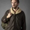 Solos Otto Shearling Fur Collar Jacket