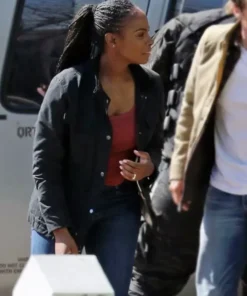 Sonic the Hedgehog Maddie Black Cotton Jacket