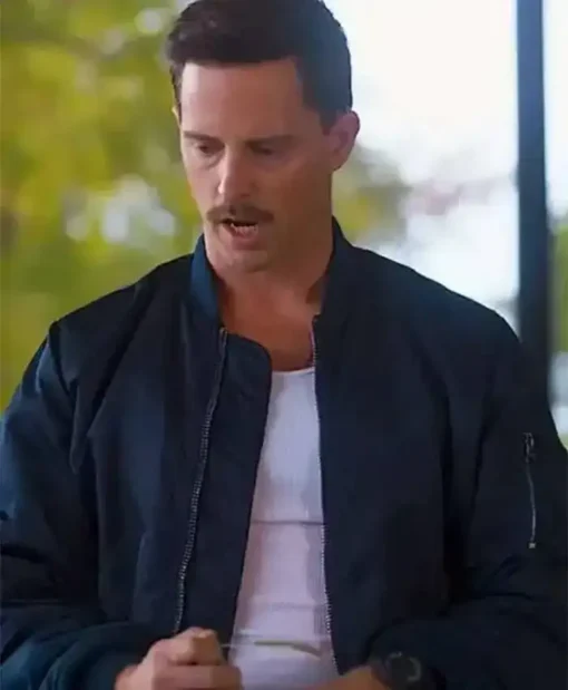 Space Cadet 2024 Andrew Call Blue Bomber Jacket