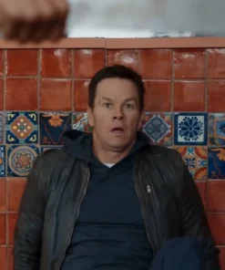 Spenser Confidential Black Real Leather Jacket