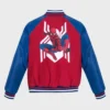 Spider-Man 90’s Leather Vintage Bomber Jacket