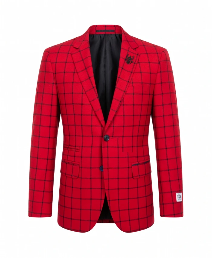 Spider Man Red Tuxedo Blazer