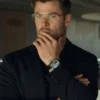 Spiderhead Chris Hemsworth Black Blazer Jacket