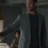 Spiderhead Chris Hemsworth Grey Blazer