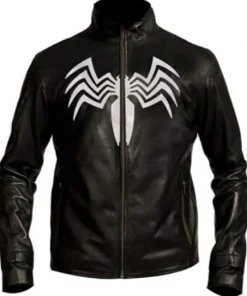 Spiderman 3 Venom Black Leather Jacket
