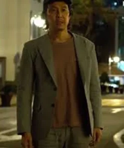 Squid Game Gi-Hun Grey Suiting Fabric Blazer