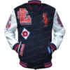 St. Louis Cardinals Navy Blue Mash Up Varsity Jacket Main