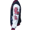 St. Louis Cardinals Navy Blue Mash Up Varsity Jacket Right Side