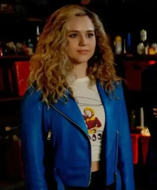 Stargirl Courtney Whitmore Blue Leather Costume Jacket