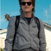 Steve Harrington Stranger Things Satin Zip Up Bomber Jacket