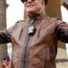 Steve Martin Only Murders in the Building S02 EP04 Brown Leather Jacket