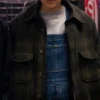 Stranger Things Eleven Wool Plaid Checkered Jacket