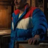 Stranger Things Jim Hopper Blue Parachute Colorblock Jacket
