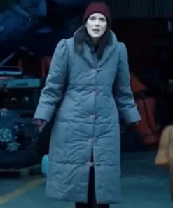 Stranger Things Joyce Byers Grey Cotton Coat