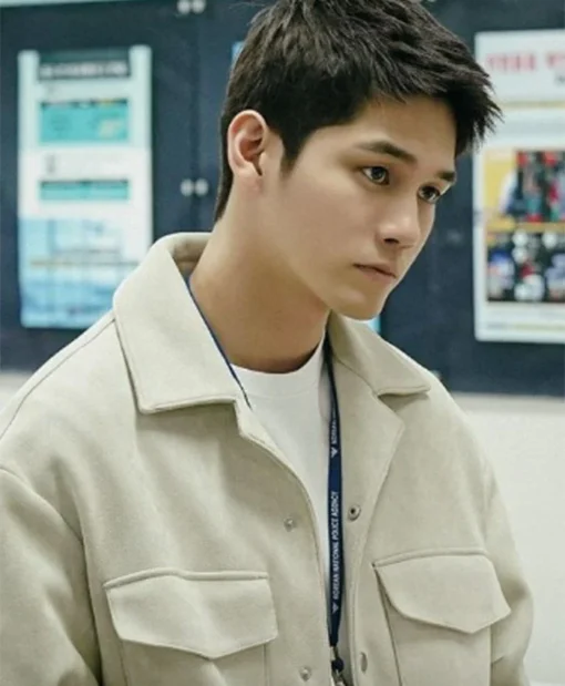 Strong Girl Nam-Soon Kang Hee-Sik White Wool Jacket