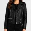 Studd Silver Classic Women Leather Jacket