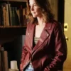 Stumptown S02 Cobie Smulders Red Biker Jacket